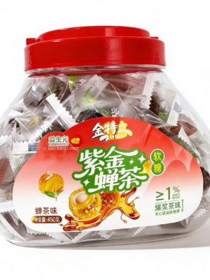 蝉茶风味蜜香0添加软糖  450g