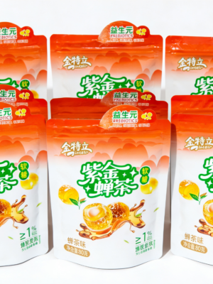 蝉茶风味蜜香0添加软糖  袋装  80g